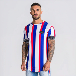 Beverlia Summer SikSilk Male T Shirt Silk Silk Tshirt O-Neck Short Funny Mens Shirts T Shirts Sik Silk Men Tops Tees styles fashion trends 2020. Menswear outfits apparel summer wear for men. Wear men new best t shirt design cheap clothes online. vertical striped shirt striped t shirt guess striped shirt sik silk sale