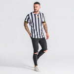 Load image into Gallery viewer, Beverlia Summer SikSilk Male T Shirt Silk Silk Tshirt O-Neck Short Funny Mens Shirts T Shirts Sik Silk Men Tops Tees styles fashion trends 2020. Menswear outfits apparel summer wear for men. Wear men new best t shirt design cheap clothes online. vertical striped shirt striped t shirt guess striped shirt sik silk sale
