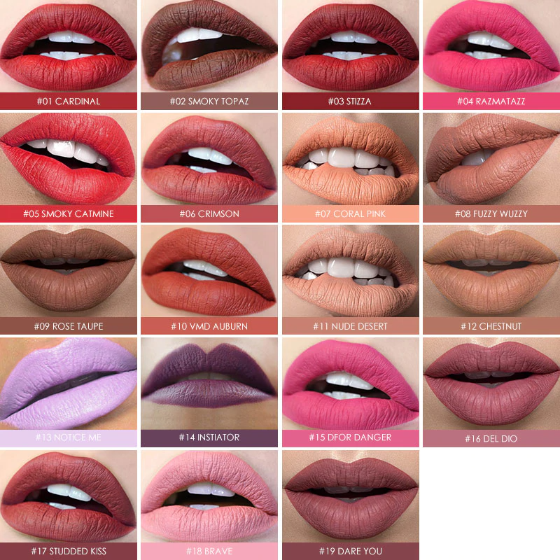 Easy to Wear Matte Batom Makeup Lipstick