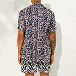 Load image into Gallery viewer, Beverlia 2020 Summer Leopard Print Men Shirt Breathable Short Sleeve Loose Button Blouse Streetwear Beach Hawaiian Shirts Men leopard shirt plus size dress leopard print clothes top shirt mens beach shirts style hawaiian shirts for men island shirts summer shirts beach clothes best mens t shirts brands designs for men.
