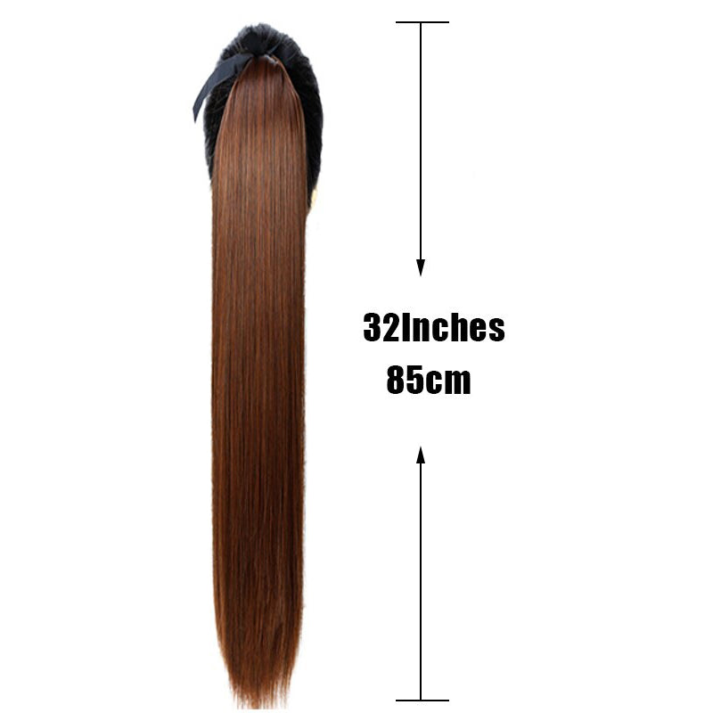 Beverlia Beauty Products |  Straight clip in hair extensions human hair clip in extensions Natural hair clip Straight hair Clip in hair extensions for black hair Ponytail extension wrap around Ponytail hair extensions real hair 32 inch ponytail extension Hair extensions online Easy ponytail extensions Clip in pony