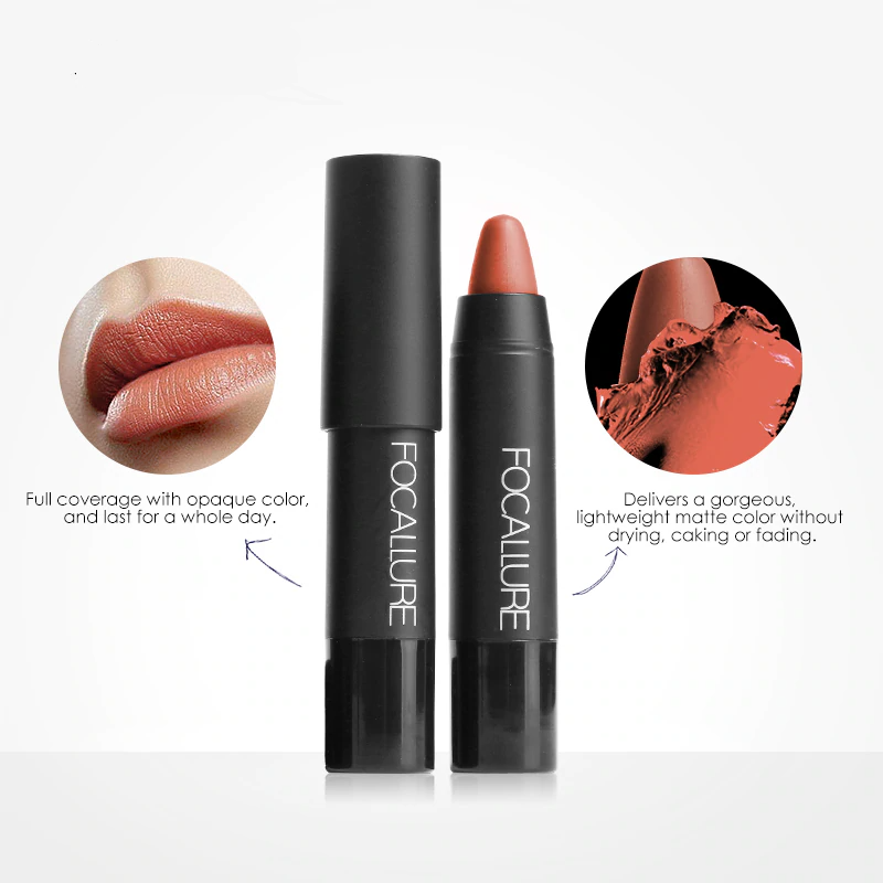 Easy to Wear Matte Batom Makeup Lipstick