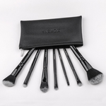 Load image into Gallery viewer, Black Classic Wooden Make Up Brush Set - 7PCS
