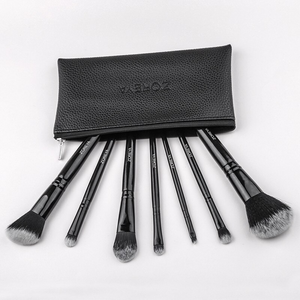 Black Classic Wooden Make Up Brush Set - 7PCS