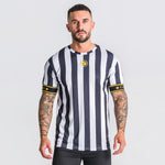 Load image into Gallery viewer, Beverlia Summer SikSilk Male T Shirt Silk Silk Tshirt O-Neck Short Funny Mens Shirts T Shirts Sik Silk Men Tops Tees styles fashion trends 2020. Menswear outfits apparel summer wear for men. Wear men new best t shirt design cheap clothes online. vertical striped shirt striped t shirt guess striped shirt sik silk sale
