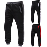 Load image into Gallery viewer, Men’s Clothing 2020 Men’s Fashion &amp; Style, Shop USA Brand Men&#39;s Clothes At Beverlia.  Discover Activewear, Athletic clothes, Sport clothes &amp; Apparel, Sportswear, Gym Wear &amp; Bodybuilding Workout Clothes. Choose Latest Sport Clothes From Favorite Brands. Solid Splice Jogger Tracksuit Zipper Hoodies Pants Sportswear
