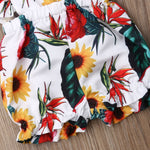 Load image into Gallery viewer, Fly Sleeve Ruffle Romper - Flower Print
