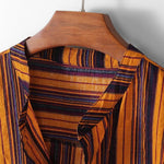 Load image into Gallery viewer, Beverlia Fashion Striped Men Shirt Stand Neck Button Streetwear Casual Brand Shirts Men Hip-hop Short Sleeve Pullover Tops Camisa 2020 Mens pullover tops hip hop t shirts big and tall hip hop clothing hip hop band tees striped shirt short sleeve Red striped shirt mens stand up collar shirt.
