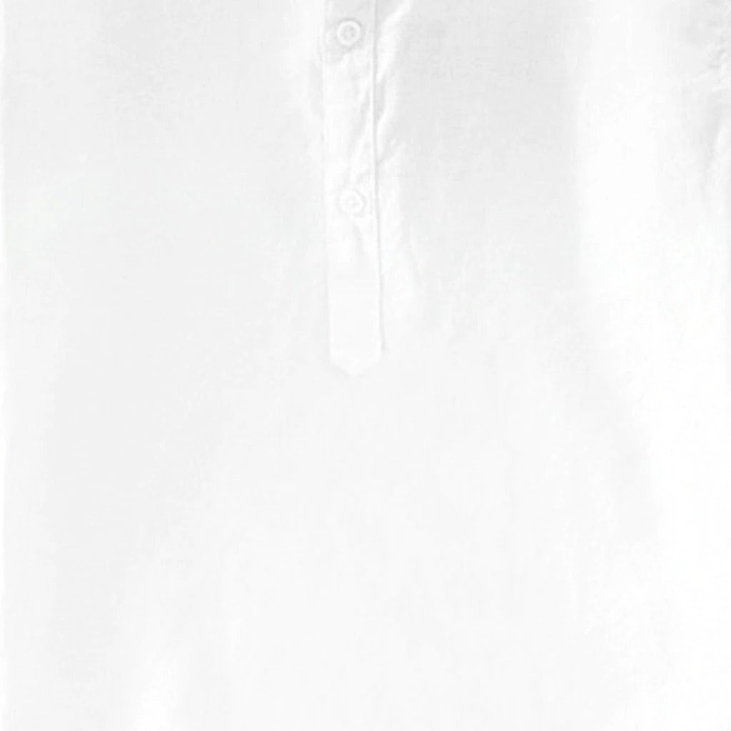 Collar Solid Cotton Shirt