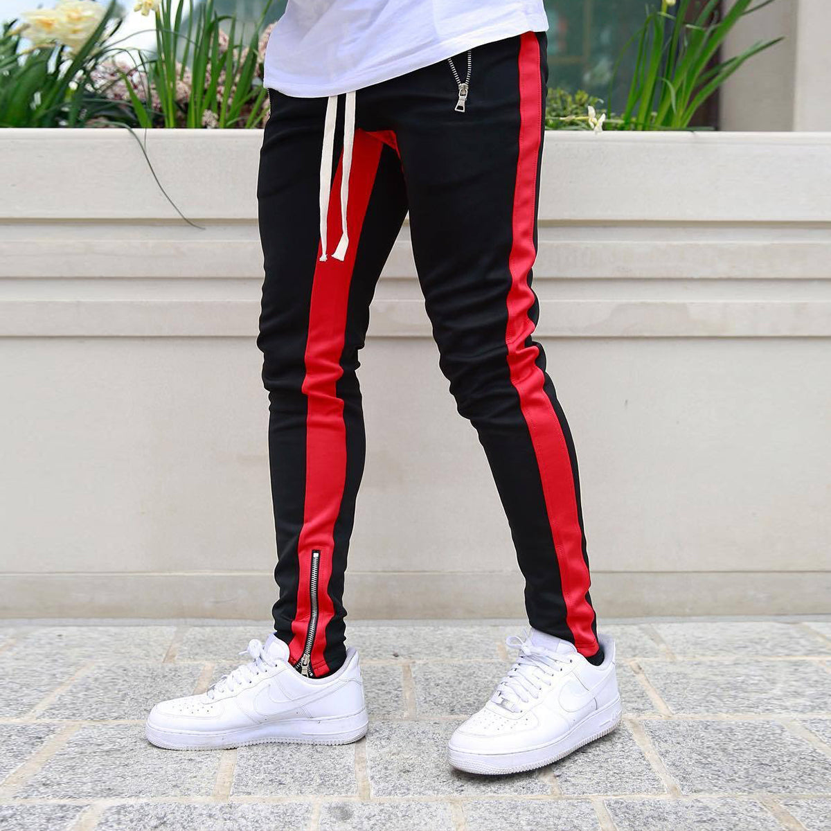 Joggers Casual Fitness Sportswear Pants - Red