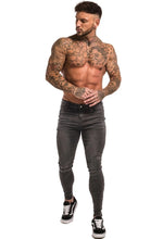 Load image into Gallery viewer, Gray Skinny Jeans
