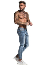 Load image into Gallery viewer, Mid Blue Skinny Fit Jeans
