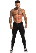 Load image into Gallery viewer, Rock Skinny Fit Jeans Black
