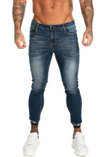 Load image into Gallery viewer, Skinny Fit Jeans Tapered Leg Blue

