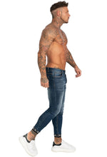 Load image into Gallery viewer, Skinny Fit Jeans Tapered Leg Blue
