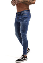 Load image into Gallery viewer, Super Skinny Fit Jeans Blue
