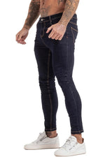 Load image into Gallery viewer, Super Skinny Fit Jeans Dark Blue
