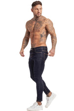 Load image into Gallery viewer, Super Skinny Fit Jeans Dark Blue
