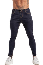 Load image into Gallery viewer, Super Skinny Fit Jeans Dark Blue
