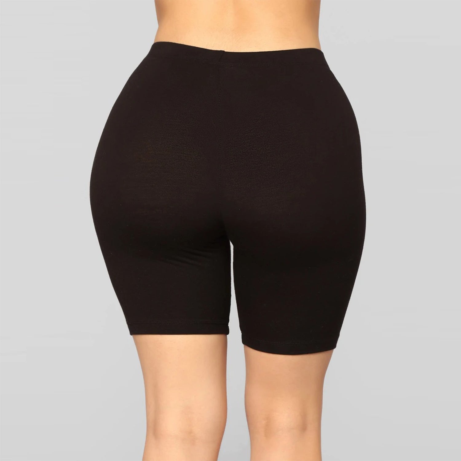 Curves For Days Biker Shorts - Black