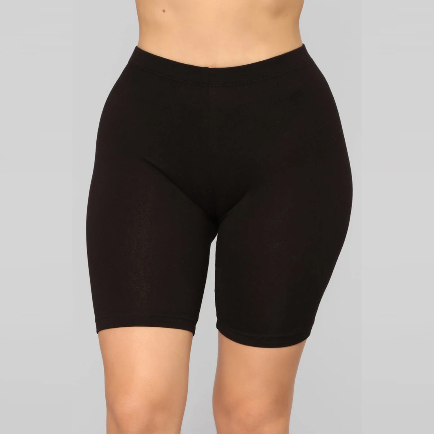Curves For Days Biker Shorts - Black