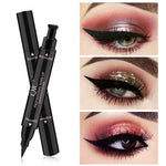 Load image into Gallery viewer, Double Headed Seal Black Liquid  Eyeliner
