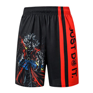 Beverlia Mens Clothing Mens Fashion | Dragon Ball Loose Sport Shorts Men Cool Summer Basketball Short Pants dragon ball shorts clothing shorts running shorts basketball shorts boys champion best mens workout shorts 2020 mens gym shorts cross training shorts loose shorts mens outfit fit shorts
