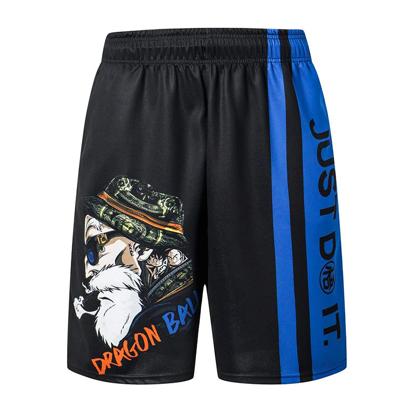 Beverlia Mens Clothing Mens Fashion | Dragon Ball Loose Sport Shorts Men Cool Summer Basketball Short Pants dragon ball shorts clothing shorts running shorts basketball shorts boys champion best mens workout shorts 2020 mens gym shorts cross training shorts loose shorts mens outfit fit shorts