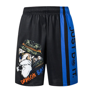 Beverlia Mens Clothing Mens Fashion | Dragon Ball Loose Sport Shorts Men Cool Summer Basketball Short Pants dragon ball shorts clothing shorts running shorts basketball shorts boys champion best mens workout shorts 2020 mens gym shorts cross training shorts loose shorts mens outfit fit shorts