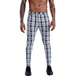 Load image into Gallery viewer, Gray Plaid Style Chinos
