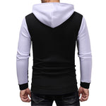 Load image into Gallery viewer, Men’s Clothing 2020 Men’s Fashion &amp; Style, Shop USA Brand Men&#39;s Clothes At Beverlia.  Discover Activewear, Athletic clothes, Sport clothes &amp; Apparel, Sportswear, Gym Wear &amp; Bodybuilding Workout Clothes. Choose Latest Sport Clothes From Favorite Brands. Solid Splice Jogger Tracksuit Zipper Hoodies Pants Sportswear
