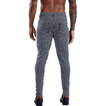 Load image into Gallery viewer, Black Striped Chinos
