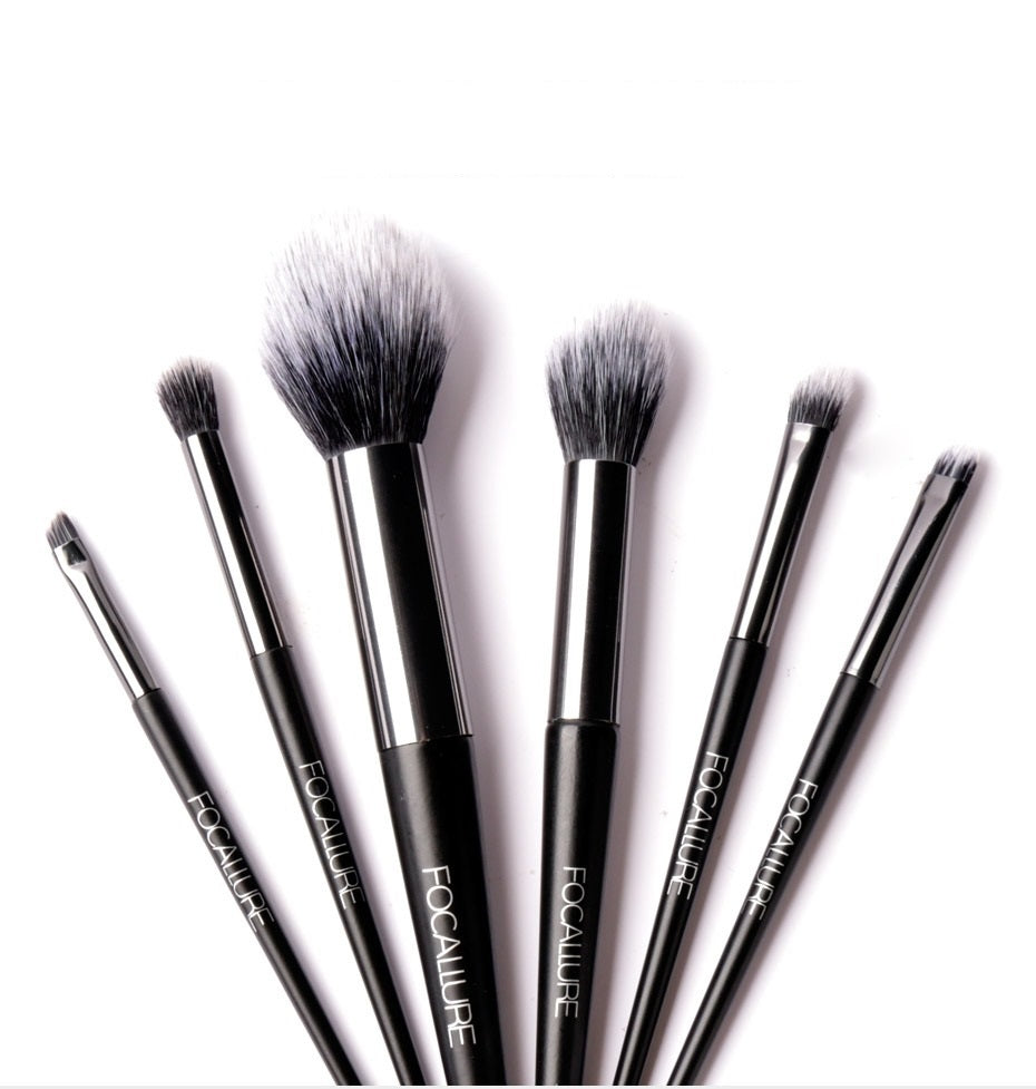 Soft Cosmetics Makeup Brush Set - 6PCS