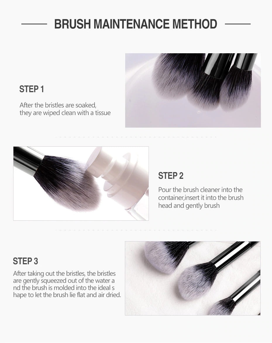 Soft Cosmetics Makeup Brush Set - 6PCS