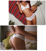 Load image into Gallery viewer, Beverlia Womens Clothing Womens Fashion | Amazing Women&#39;s Lingerie G String Lace Underwear Femal Sexy T-back Thong Sheer Panties Japan Style Hot Sale Transparent Knickers baby doll nighties womens lace underwear thong black white lace babydoll babydoll push up nightwear clothing sheer briefs t back for ladies girl
