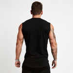 Load image into Gallery viewer, Sleeveless Fitness Tank Top - Black
