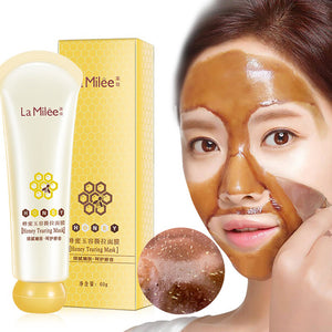 Beverlia Beauty Products | Honey tearing mask Peel Mask oil control Blackhead Remover Peel Off Dead Skin Clean Pores Shrink Facial care face Skincare mask La milee honey tearing mask directions La milee honey tearing mask ingredients La milee face mask Honey tearing mask 2020 Best Honey Tearing Mask Peel Oil