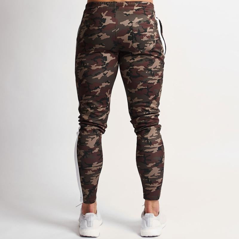 Camo Fitness Sweatpants - Yellow