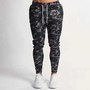 Camo Fitness Sweatpants - Green