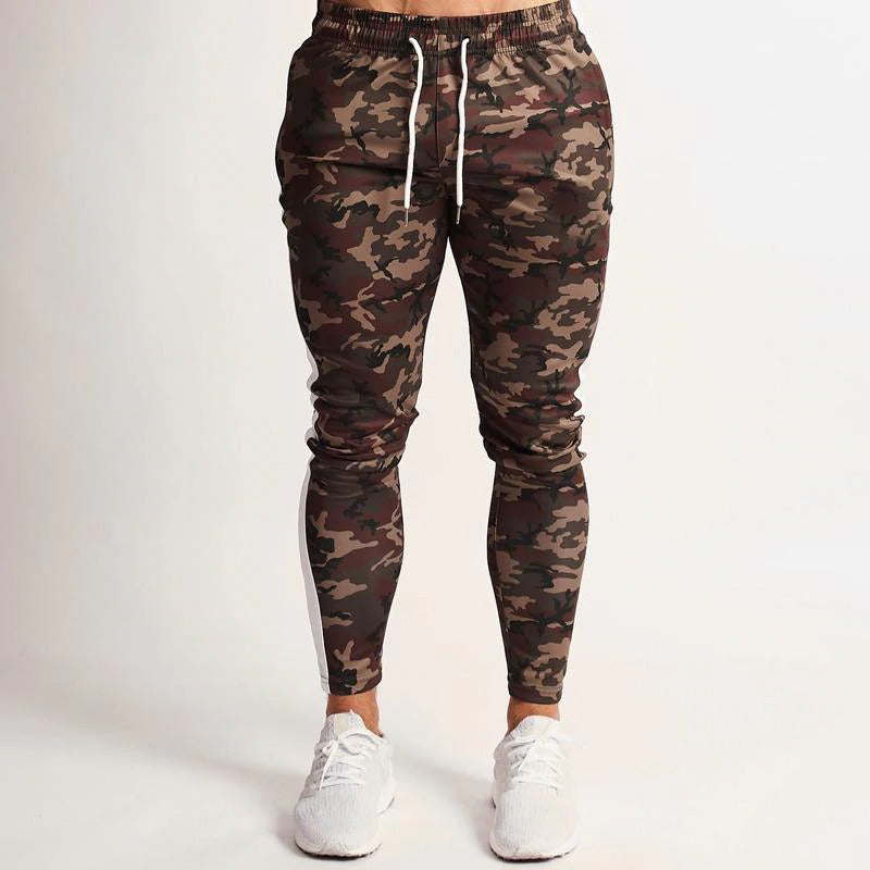 Camo Fitness Sweatpants - Yellow