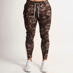 Camo Fitness Sweatpants - Yellow