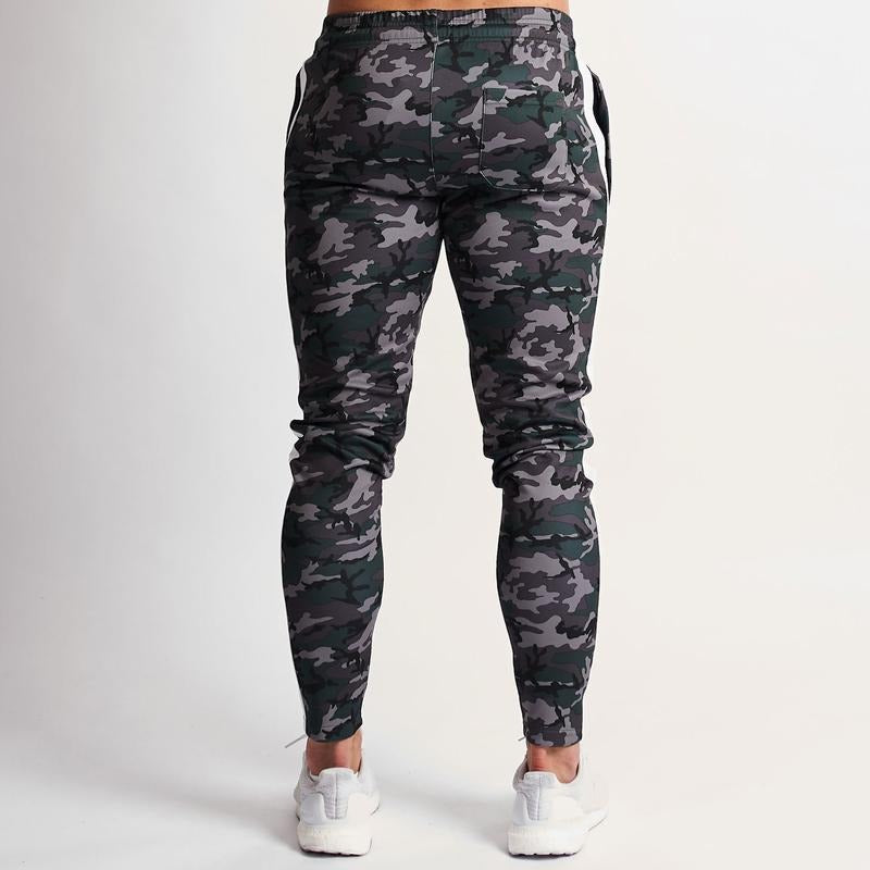 Camo Fitness Sweatpants - Green