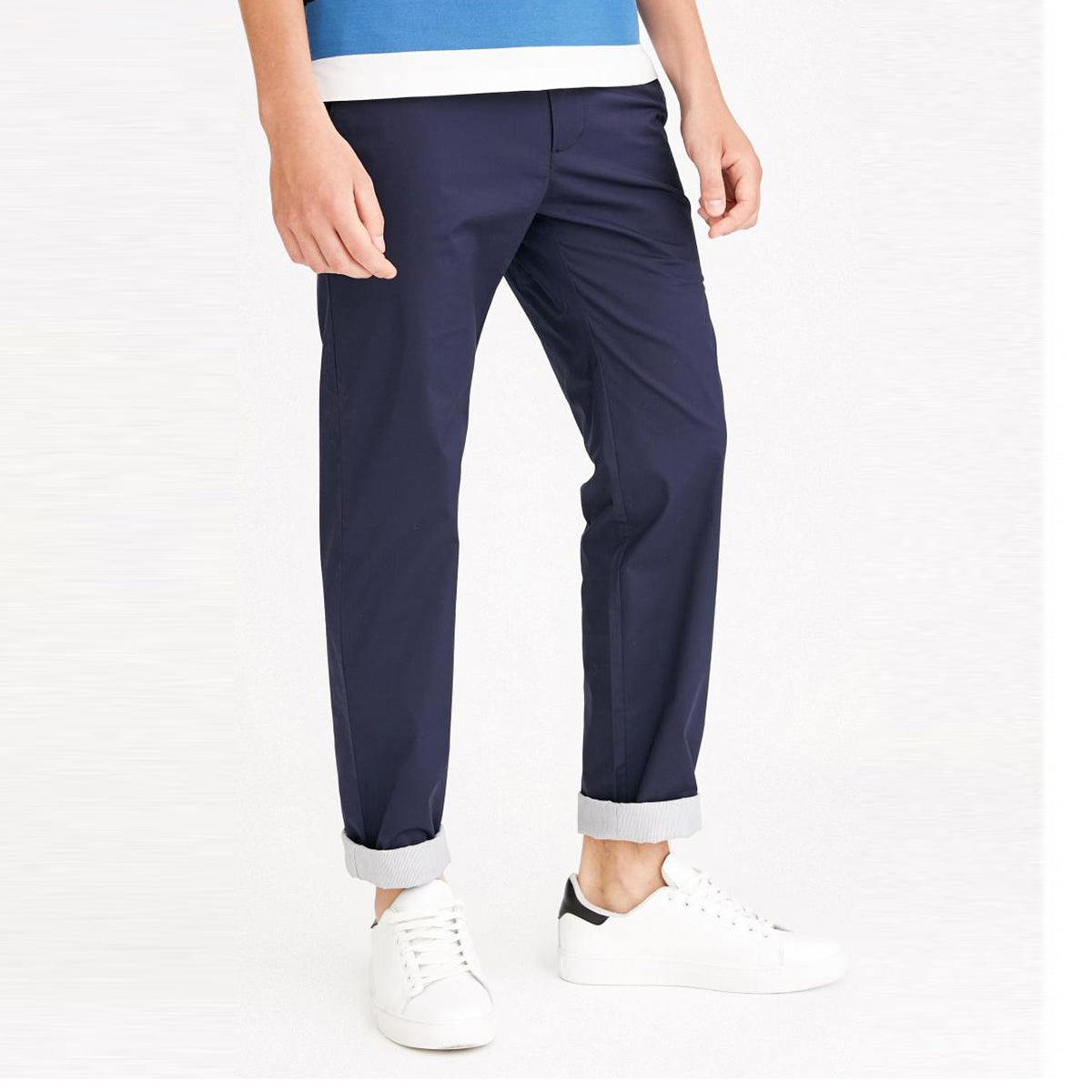 Stretch Cotton Casual Pants