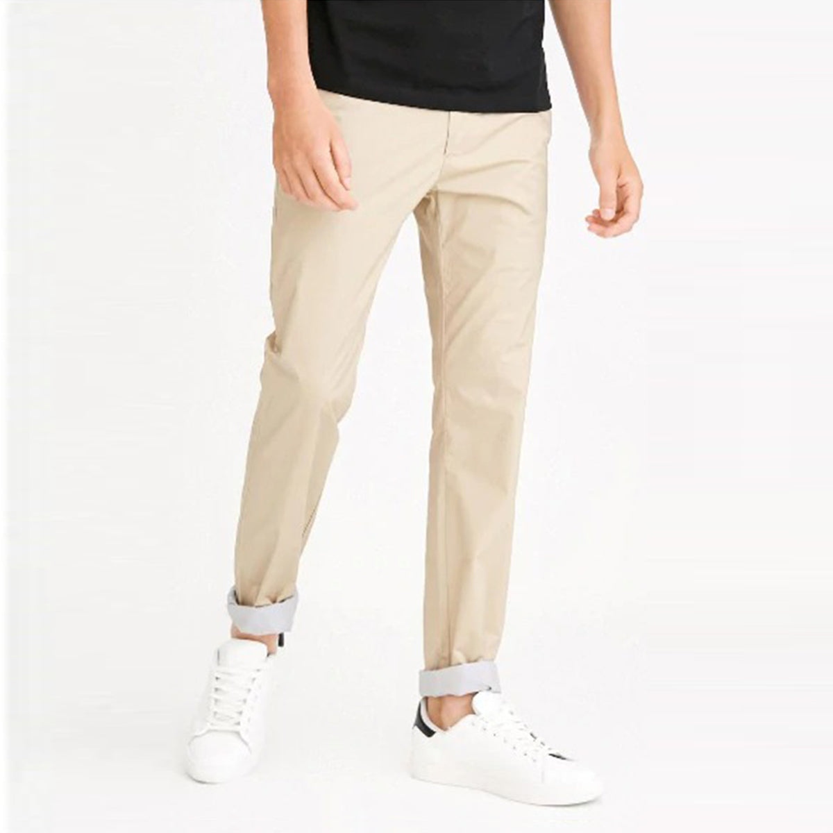 Stretch Cotton Casual Pants