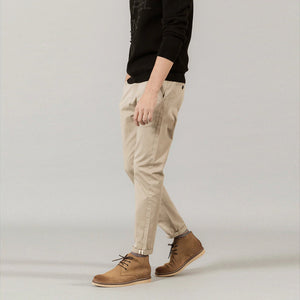 Cotton Slim Fit Casual Pants