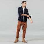 Load image into Gallery viewer, Corduroy Hip Hop Streetwear
