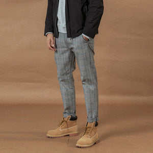Winter Casual Plaid Loose Pants