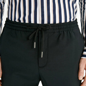 Wool Lycra Tight Leg Casual Pants