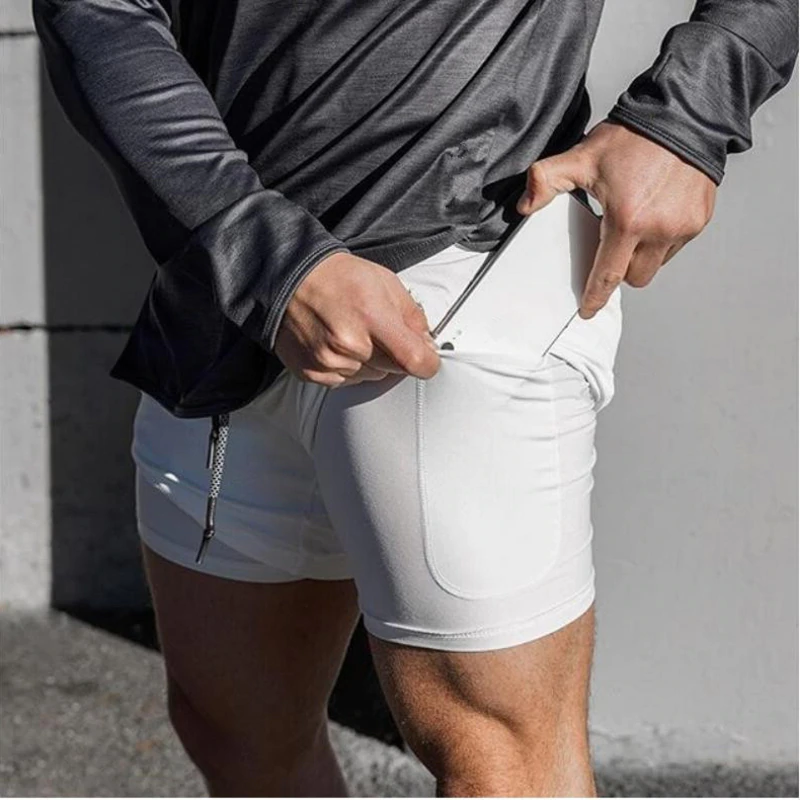 Men's Running Shorts Security Pockets Leisure Shorts Quick Drying Sport Shorts Built-in Pockets Hips Hidden Zipper Pockets mens split running shorts clearance shorts with security pockets pickpocket proof secret compartment clothing best secure pants hidden gym shorts with zip pockets quick dry shorts with pockets