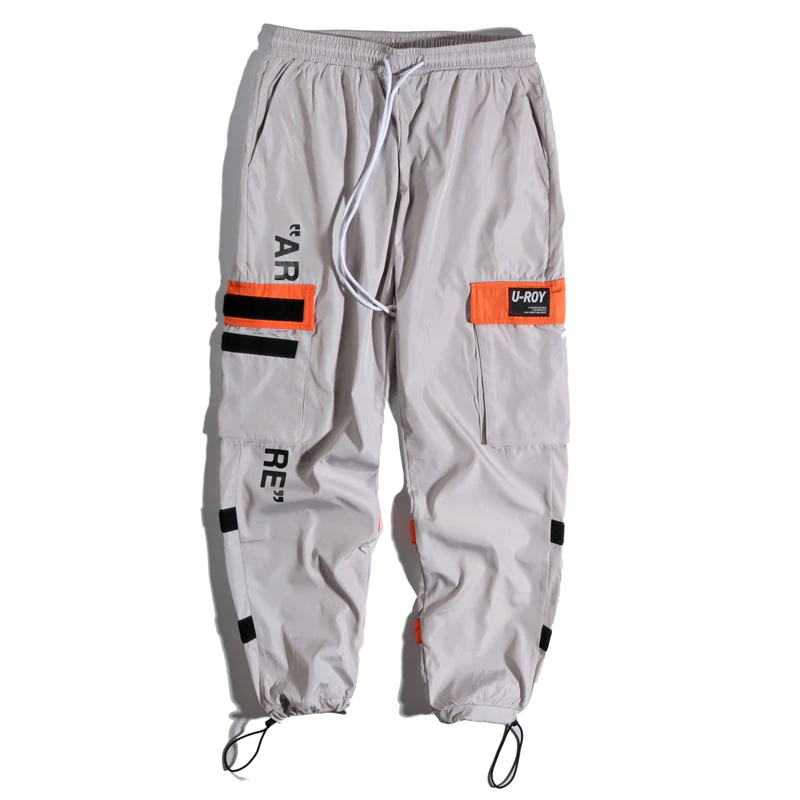 Beverlia Mens Clothing Mens Fashion | Men's Side Pockets Cargo Harem Pants 2020 Hip Hop Casual Male Tatical Joggers Trousers Fashion Casual Streetwear Pants hip hop pant jeans cargo jeans best sweatpants mens cotton sweatpants clothing outfits for guys cheap online store hip hop jeans side pocket trousers jeans pants